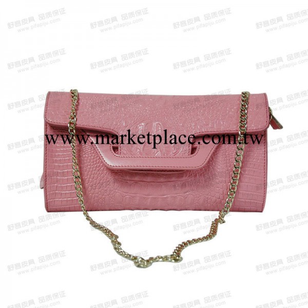 13新款鱷魚紋真皮手拿包歐美潮白色手包大時尚牛皮女士手抓包ST41工廠,批發,進口,代購