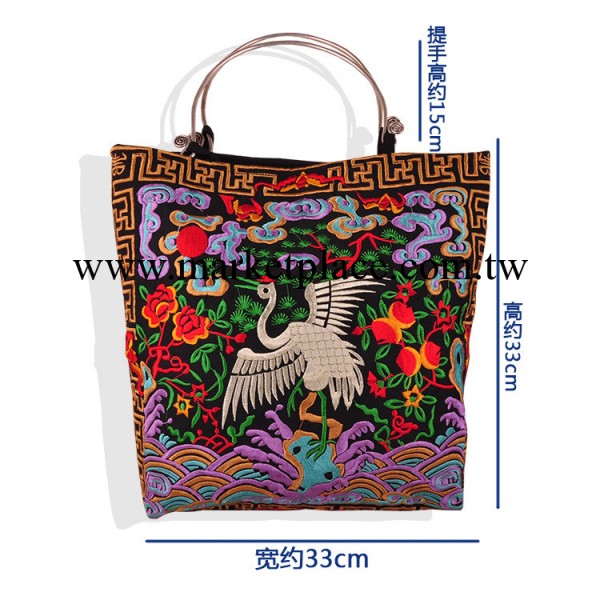 民族風包包混批旅遊紀念品圖案花色眾多苗銀手提包包-93069-2630工廠,批發,進口,代購