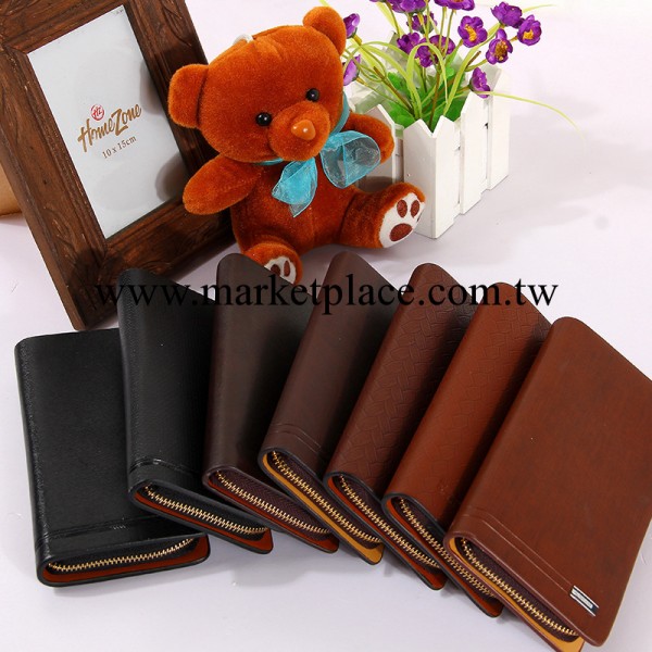男士商務款錢包手拿包 高檔錢包 中長款拉鏈男士錢包 男士錢夾工廠,批發,進口,代購