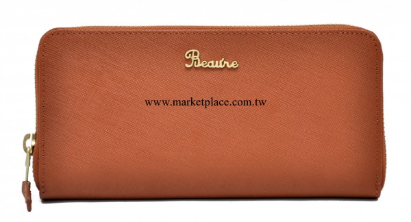 供應 bnbag真皮女士錢包 牛皮長款雙折 經典款十字紋手拿包錢夾工廠,批發,進口,代購