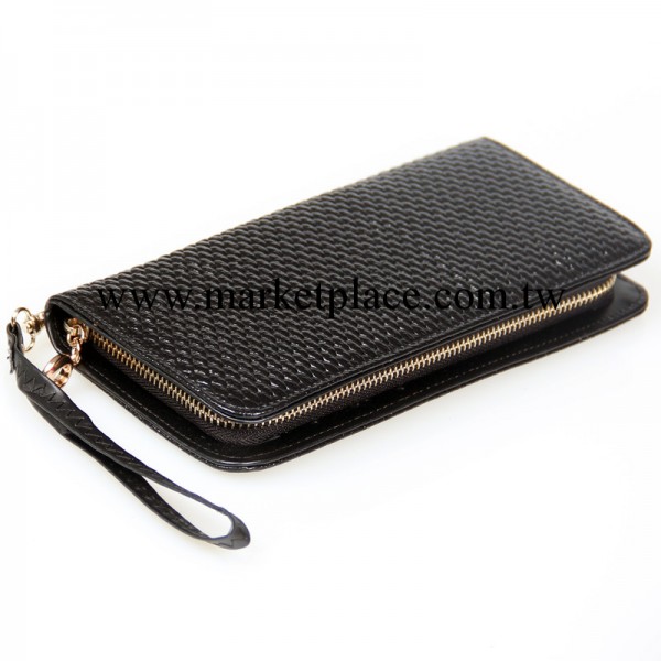 韓版新款時尚拉鏈牛皮錢包 女式手拿錢包 手拿包 零錢包 女士錢包工廠,批發,進口,代購