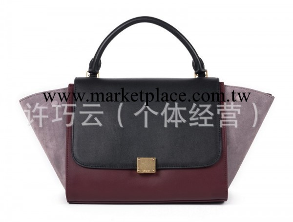品牌真皮女包秋千包 專櫃明星拼色蝙蝠笑臉單肩斜挎手提包3342工廠,批發,進口,代購