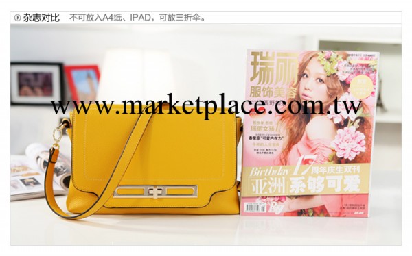2013新款秋季潮流鎖扣雙面包單肩斜挎女士包百搭款小包潮包-12308工廠,批發,進口,代購