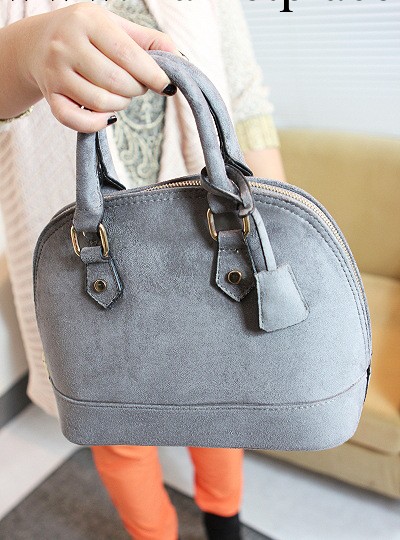 2013秋冬新款簡約大牌貝殼包 磨砂皮手提包 日韓風范單肩斜挎包工廠,批發,進口,代購