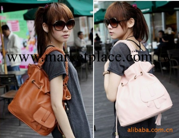 批發藤編女包 水桶包 單肩包 斜挎包包 女包工廠,批發,進口,代購