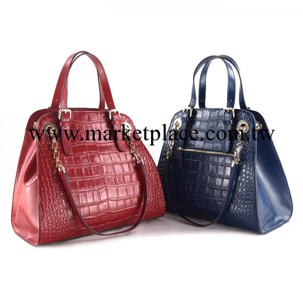 真皮女包批發 新款歐美時尚大牌鱷魚紋手提單肩斜跨高檔真皮女包工廠,批發,進口,代購