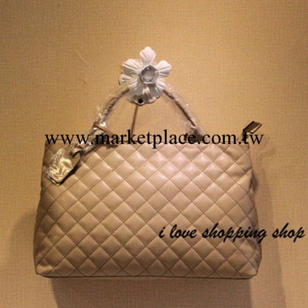 歐美走秀新款 車縫線菱格 OL范 通勤包真皮手提 單肩水染牛皮女包工廠,批發,進口,代購