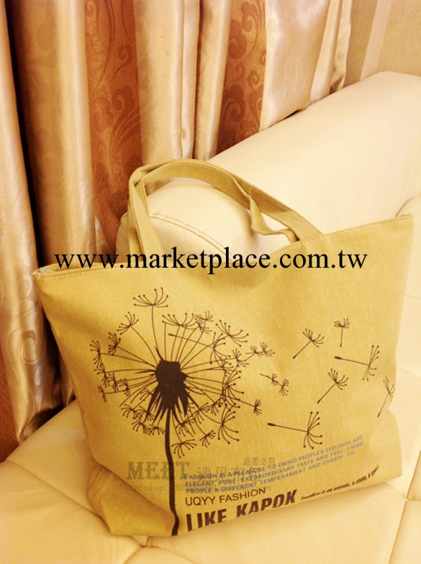 蒲公英帆佈包 單肩包手提包鏈條包大包手拿包手提包糖果包森女系工廠,批發,進口,代購
