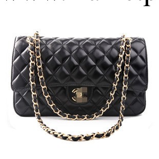 2013新款小羊皮香包風格潮2.55菱格鏈條包單肩包斜挎真皮女包包郵工廠,批發,進口,代購