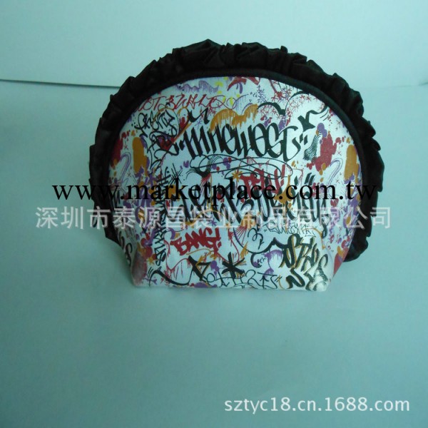 深圳廠傢生產出口歐美原單手拿印花蕾絲邊晚宴包工廠,批發,進口,代購