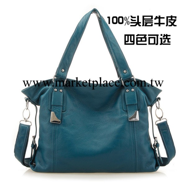 2013新款頭層牛皮女包 時尚休閒單肩斜跨包 一件代發女包 郵差包工廠,批發,進口,代購