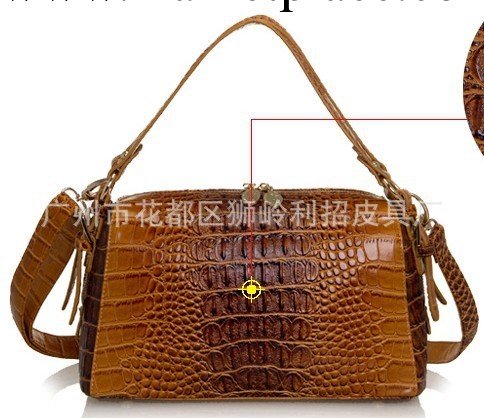 2013新款促銷正品休閒旅行歐美時尚單肩包手提斜挎包PU鱷魚紋女包工廠,批發,進口,代購