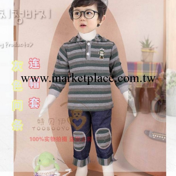 熱銷童裝櫃品牌嬰幼童裝批發春秋裝新款韓國套裝2013吉嬰島J2831工廠,批發,進口,代購