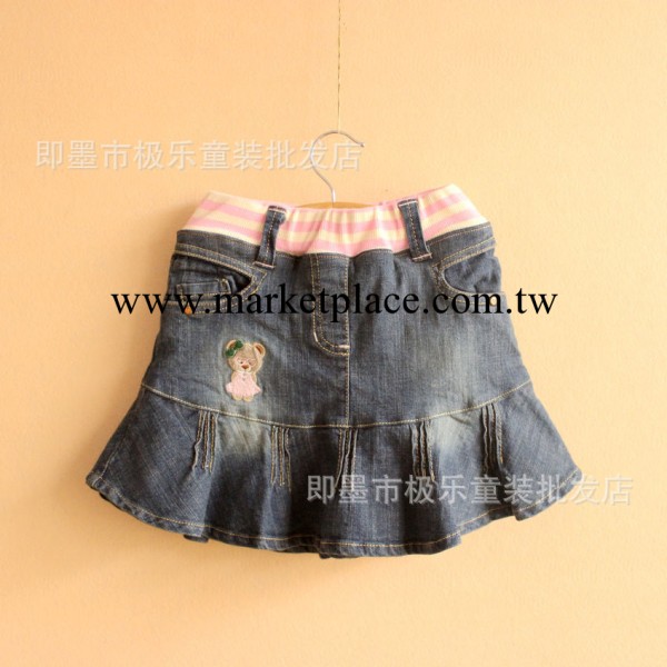 原單童裝批發 品牌女童刺繡加厚短裙 秋冬款童裙工廠,批發,進口,代購
