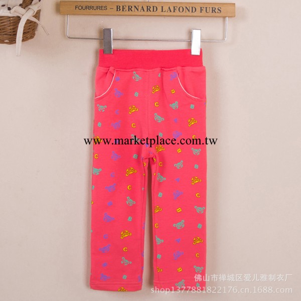 品牌童裝批發 秋季新款熱賣爆款女童純棉優質碎花圖案女童褲子批發・進口・工廠・代買・代購
