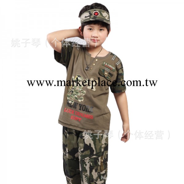 休閒騎士品牌迷彩服 兒童迷彩套裝 男童迷彩服 均碼工廠,批發,進口,代購