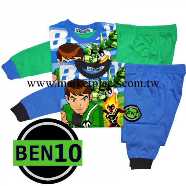 2013男春秋童套裝 品牌全棉童套裝 少年偵探BEN10套裝褲套裝工廠,批發,進口,代購