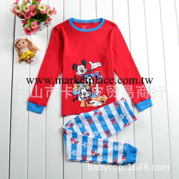 迪士尼disney男童套裝 外貿品牌全棉批發 babygap傢居服 秋款童裝工廠,批發,進口,代購