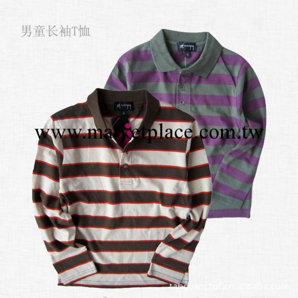 501-精品童裝 男童純棉長袖T恤 中童裝打底衫 翻領長袖T恤 男童工廠,批發,進口,代購