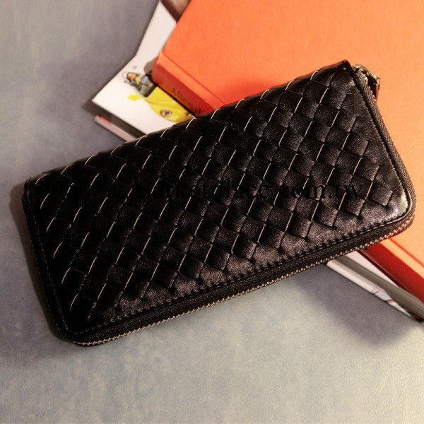 韓版錢包 女 情侶款大牌編織拉鏈長款女士錢包 皮夾 可做手拿包工廠,批發,進口,代購