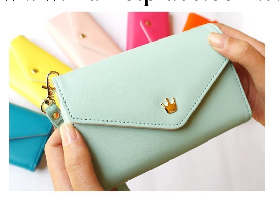 CE12    批發 韓版皇冠 三星i9100/HTC/蘋果手機包//零錢位手拿包工廠,批發,進口,代購