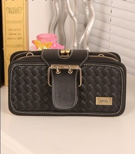 2013新款韓版MNG黑色女包手拿包 復古編織錢包小包包潮MH-470工廠,批發,進口,代購