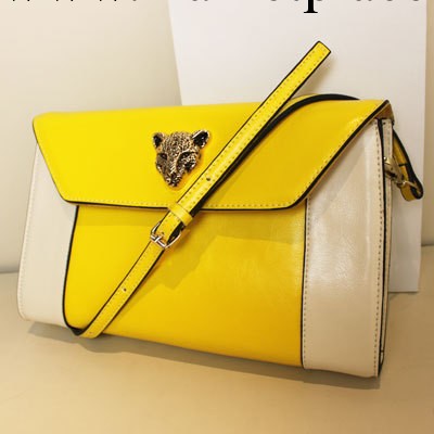 2013豹頭蛇頭糖果色手拿斜挎包小包郵差包雙12特價款工廠,批發,進口,代購