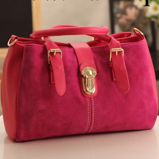 歐美2013新款磨砂皮大鎖頭復古潮手提單肩大包斜跨包潮流女包工廠,批發,進口,代購