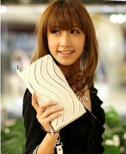 2013夏季新款女包韓版波浪紋女式包潮手拿包斜挎單肩小錢包工廠,批發,進口,代購