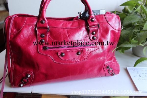 2013年油蠟牛皮大牌機車包 女士單肩手提雙色兩用皮包工廠,批發,進口,代購