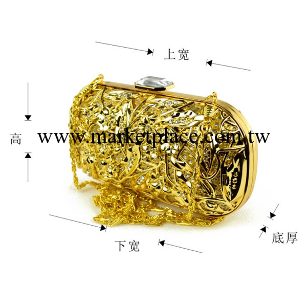 鑲鉆晚宴包 鏤空梅花合金框 廠價直銷手拿包女士派對小包工廠,批發,進口,代購