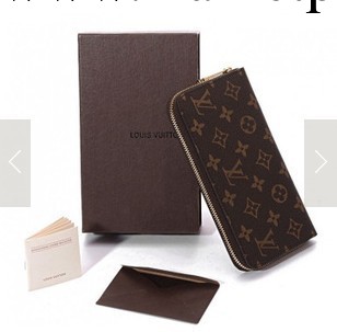 廠傢批發錢包 男士女士長款拉鏈錢夾 真皮男女錢包 手拿包 60017工廠,批發,進口,代購