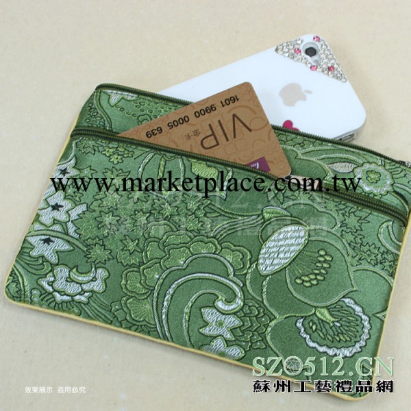 批發sb590中式中國風織錦長方形大號雙拉鏈 女包錢包手拿包零錢包工廠,批發,進口,代購