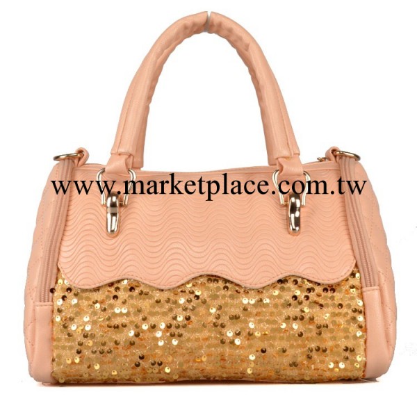 新款四色亮片吊飾經典枕頭包手提包單肩包斜挎多用女包BG802工廠,批發,進口,代購