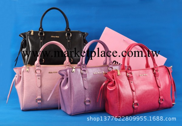 2013新款miu傢女包 原版油臘皮 新款女士包 手提包 斜挎包6809工廠,批發,進口,代購