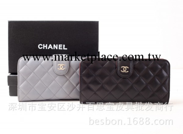 2013新款經典小香羊皮錢包 真皮女錢包 女士手拿包 香香女錢夾工廠,批發,進口,代購