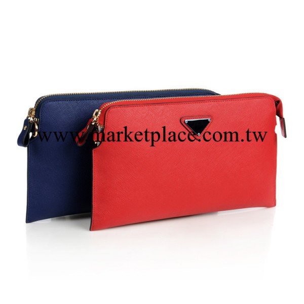 2013秋冬新品歐美范真皮女士錢包批發 2色長款牛二層皮錢包手拿包工廠,批發,進口,代購