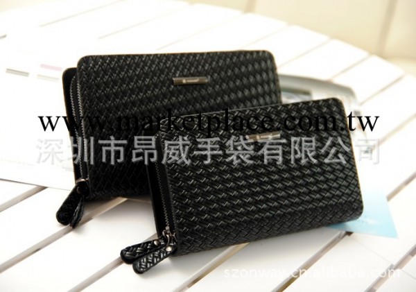 2013全新款式 高檔牛皮手拿包 ONW-277編織紋手抓包工廠,批發,進口,代購