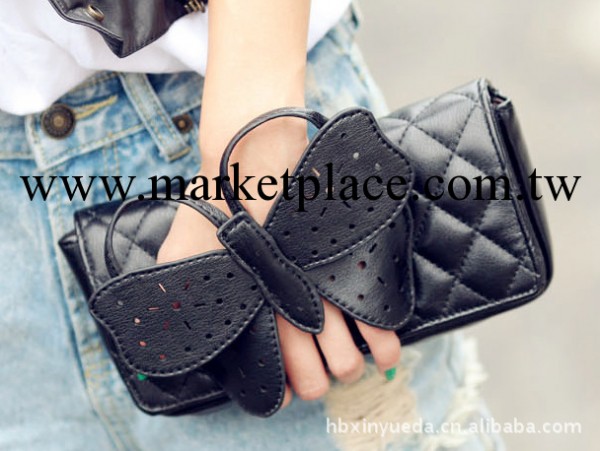 2013韓版爆款時尚手拿包 蝴蝶結單肩女包包 072 一件代發工廠,批發,進口,代購