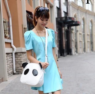 寶貝媽媽寶貝女孫驍驍連子同款可愛卡通包包斜挎女包熊貓工廠,批發,進口,代購