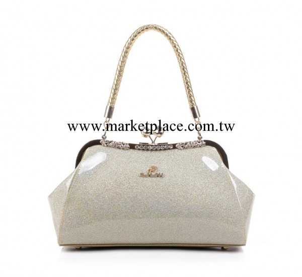 一件代發2013新款潮女糖果色果凍女包 手提單肩新娘包漆皮女士包工廠,批發,進口,代購