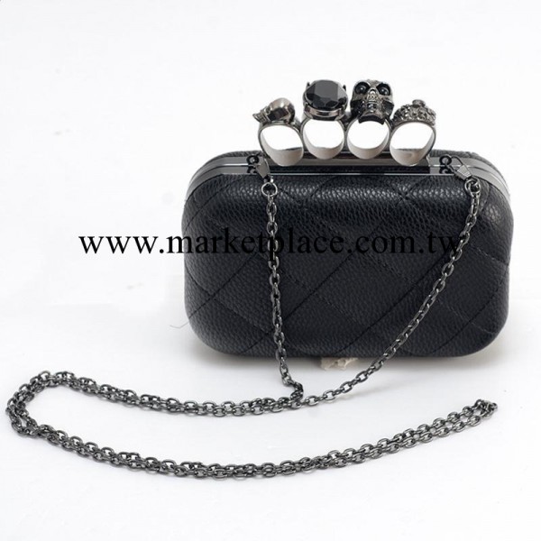 2012新款女包晚宴包骷髏頭戒指包包復古手拿包 女包 CX1255工廠,批發,進口,代購