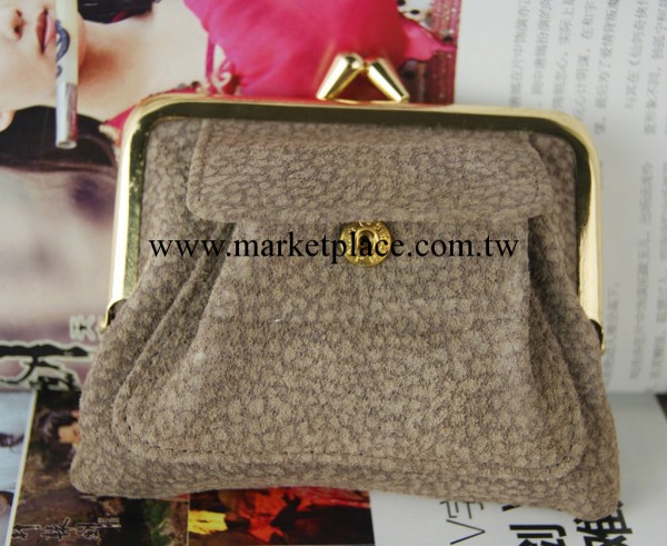 外貿原單歐美真皮復古棕色手拿/零錢包/英倫風便攜式小號懷舊錢包工廠,批發,進口,代購