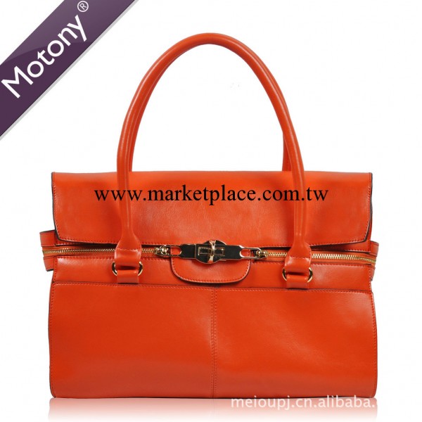 Motony 2012新款 歐美復古油蠟皮單肩手提真皮牛皮女包 110902工廠,批發,進口,代購