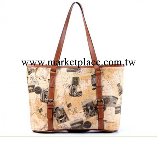 2013新款韓國訂單小熊維尼地圖大包包女士時尚單肩包手提包工廠,批發,進口,代購