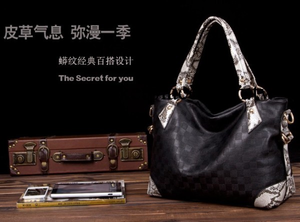 2013秋冬新款蟒紋皮革女包氣質手提單肩包包女式包包小額批發代發工廠,批發,進口,代購
