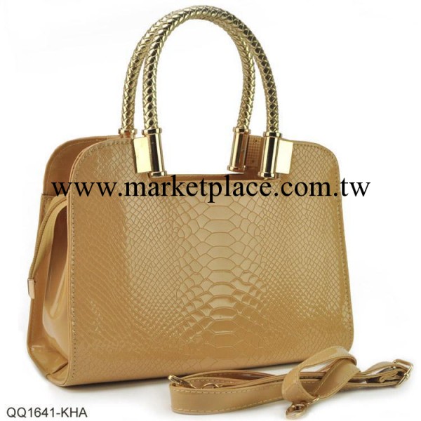 2013新款鱷魚紋漆皮女士包包百搭手提包單肩斜挎包QQ1641工廠,批發,進口,代購