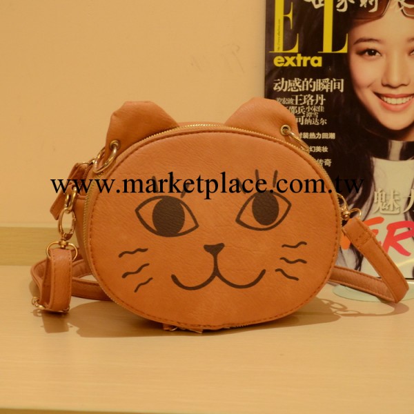 1009女包免費代理一件代發2013夏季新款韓版復古貓咪小包斜挎潮包工廠,批發,進口,代購