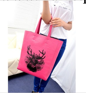 2013爆款春夏同款時尚歐美鹿頭大包單肩手提包批發廠傢直銷工廠,批發,進口,代購