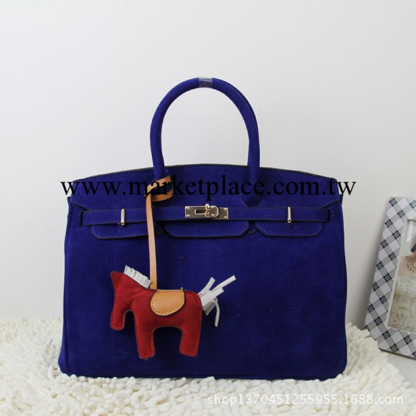 淘寶熱銷 2013新款 歐美大牌時尚磨砂皮小馬鉑金包 手提 單肩工廠,批發,進口,代購